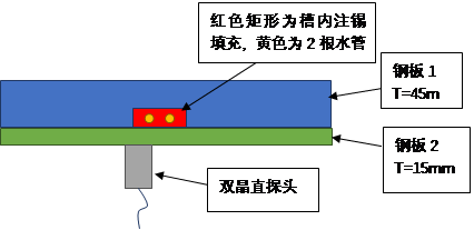 图2  局部放大及扫查示意图  